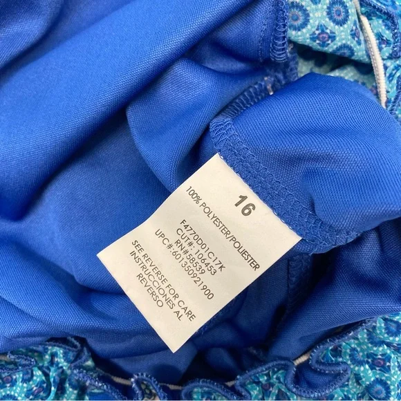 Speechless | Blue Sun Dress size 16 paisley print - Picture 11 of 13